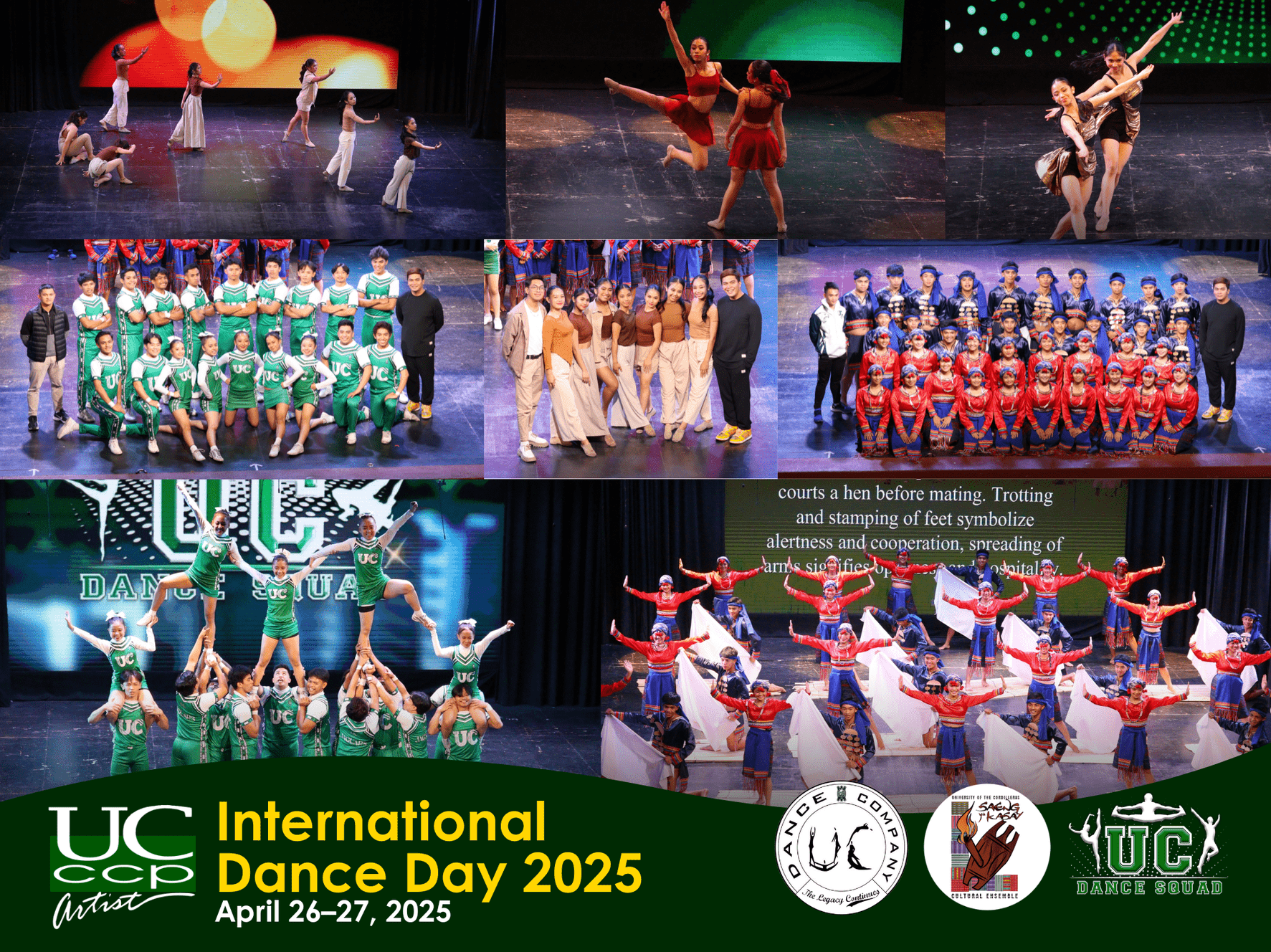 University of the Cordilleras at International Dance Day 2025